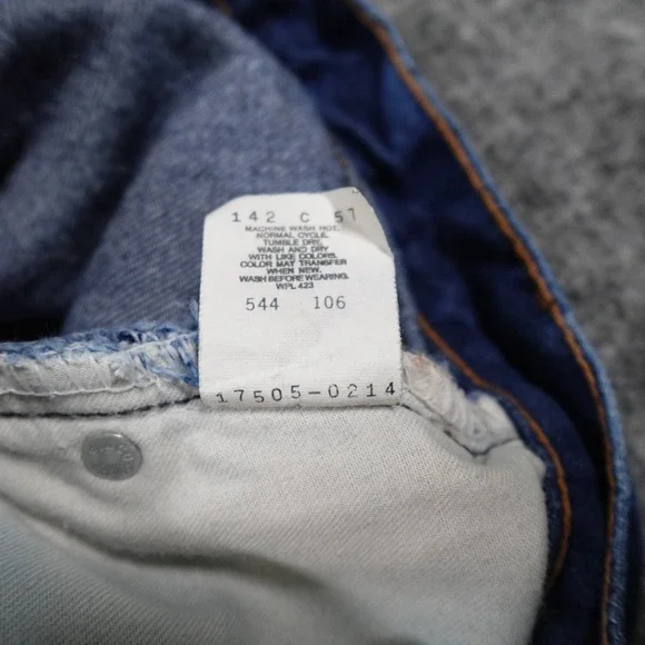 Vintage Levi's 17505 XX Jeans Womens 9 Blue High Rise Tapered Leg USA Made 27" - Picture 6 of 14